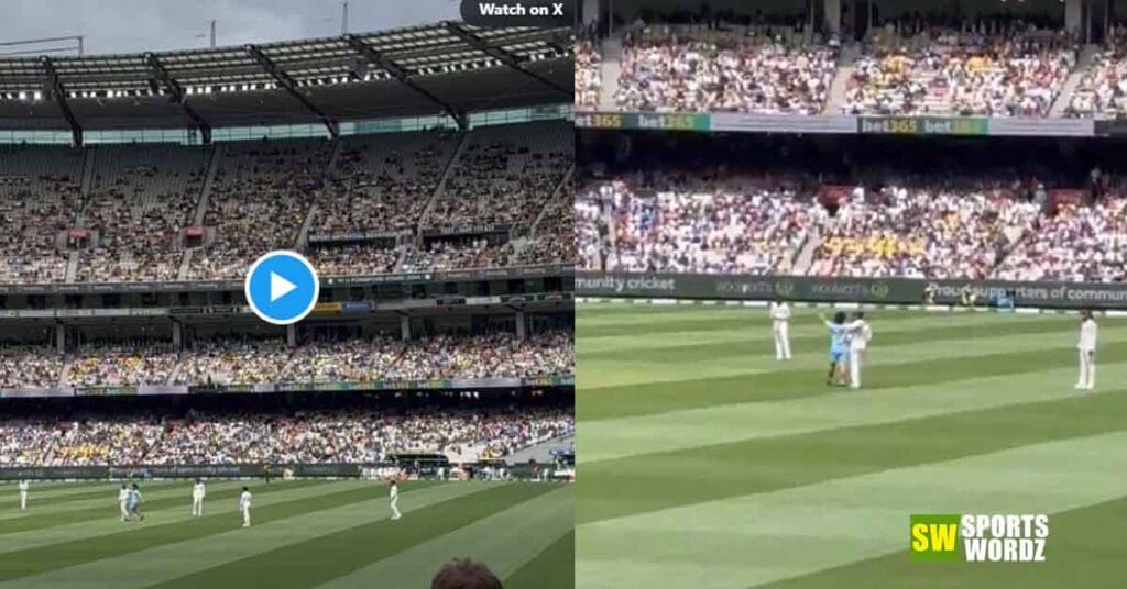 IND vs AUS 4th test: A crazy fan entered the stadium and hugged Virat Kohli, Watch the Video