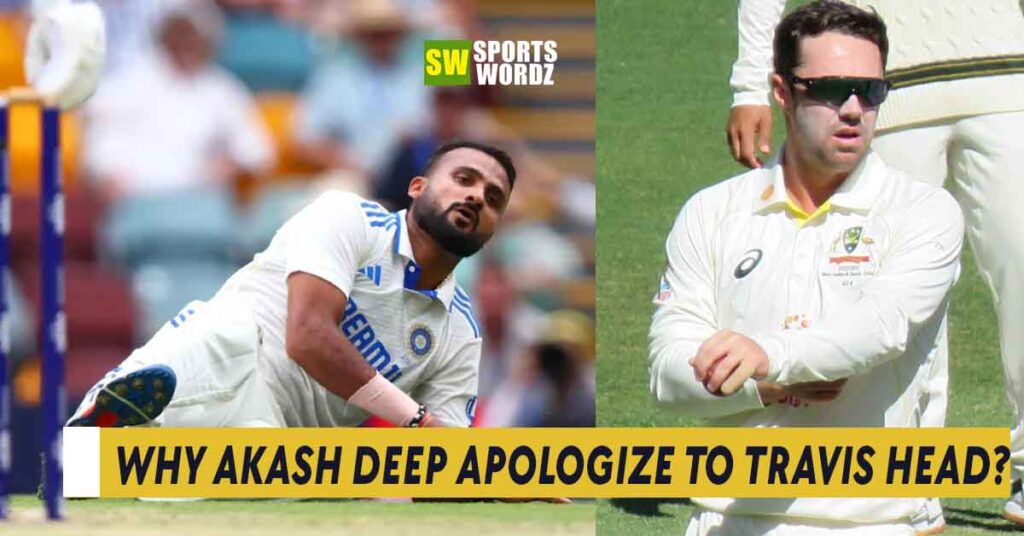 Why Akash Deep apologize to Travis Head?