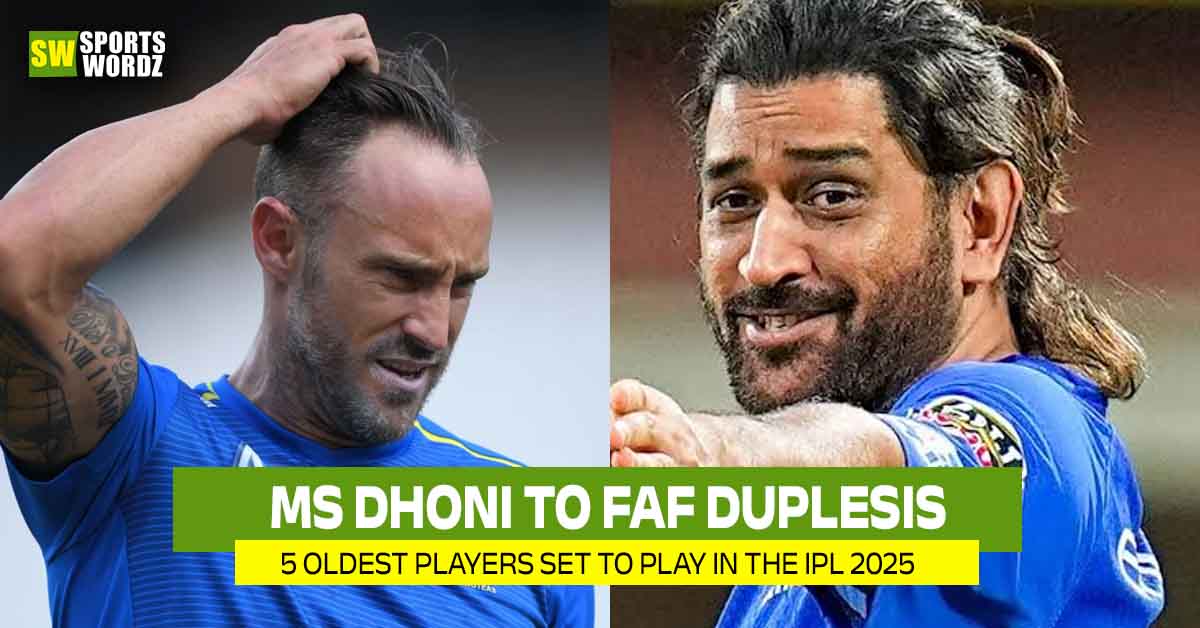 MS Dhoni to Faf Duplesis.. 5 oldest players set to play in the IPL 2025